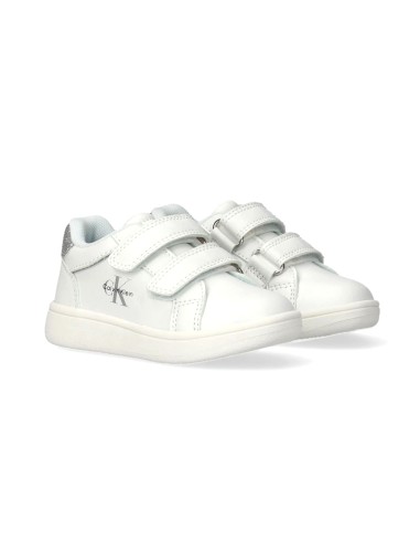 Calvin Klein sneaker con strap e dettagli glitter